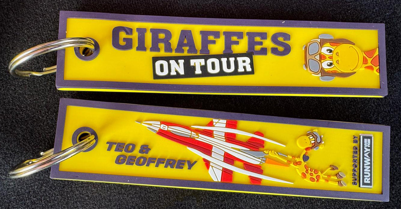 TEO & GEOFFREY FLIGHT TAG