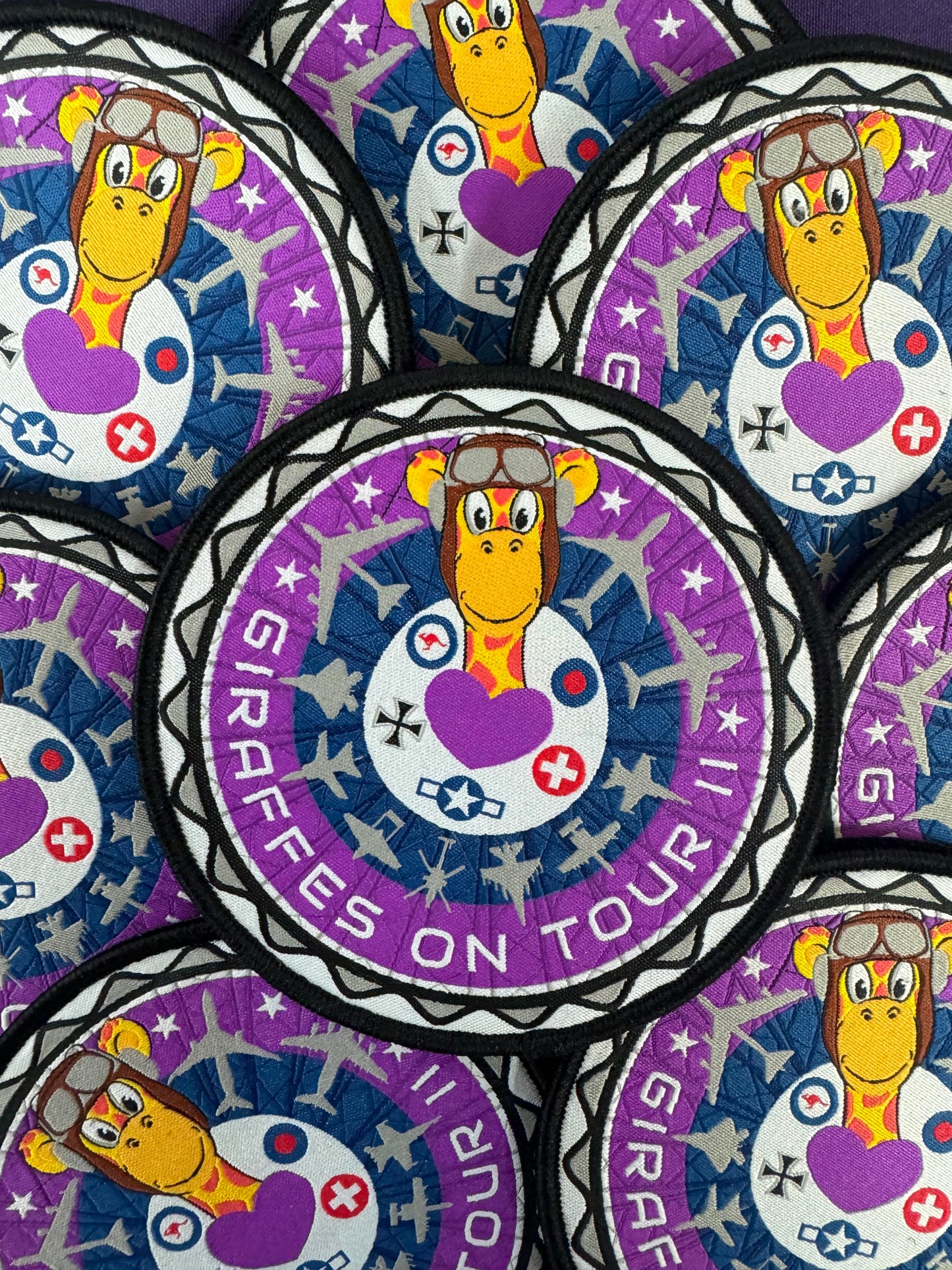 Giraffes On Tour II - Refuelling Basket Patch