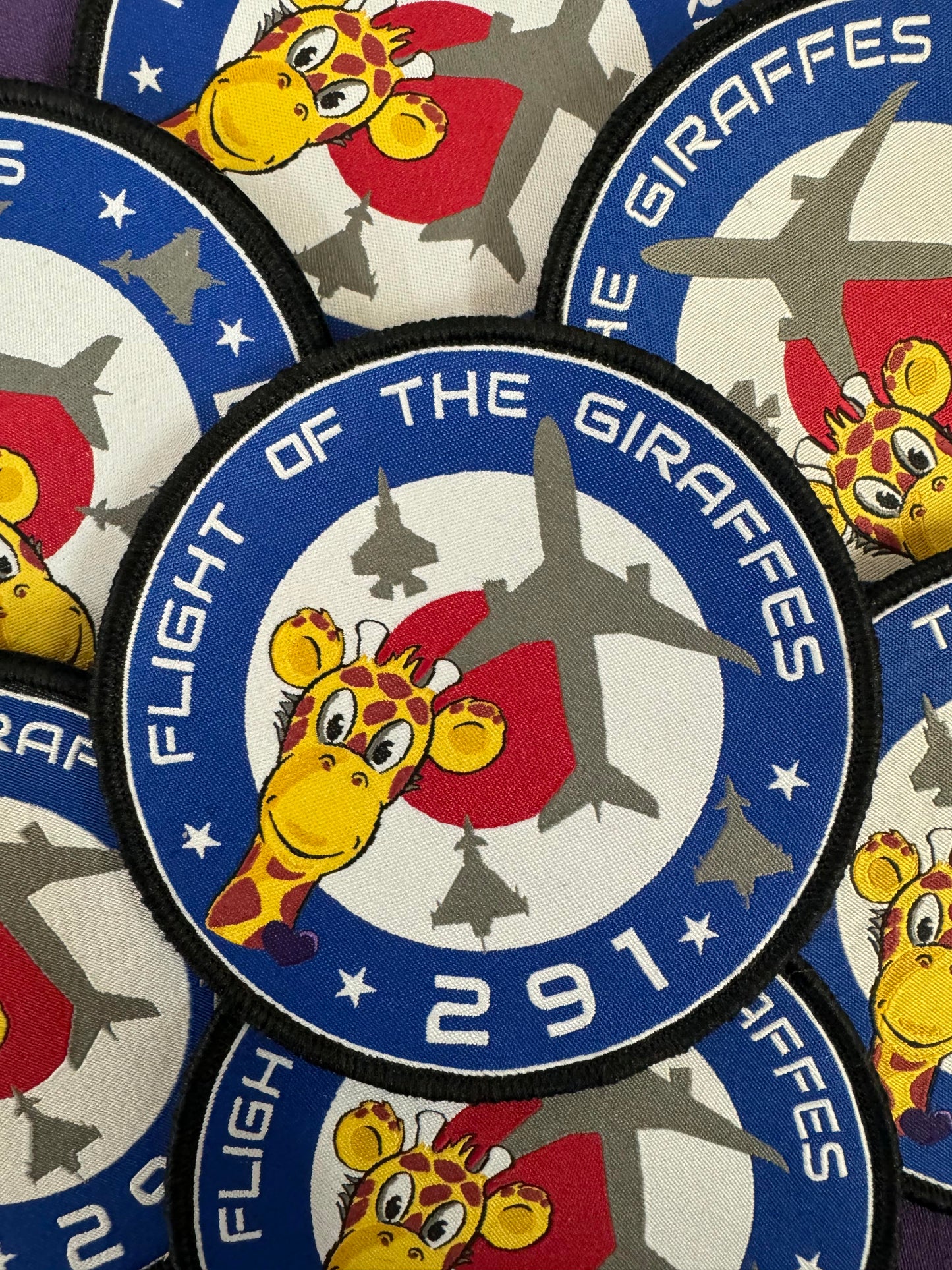 Flight of the Giraffes Patch ( Woven )