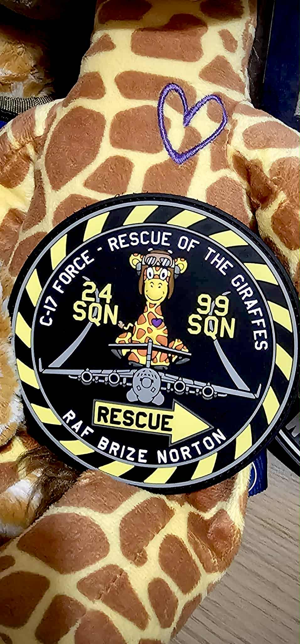 Rescue of the Giraffes Flight Patch