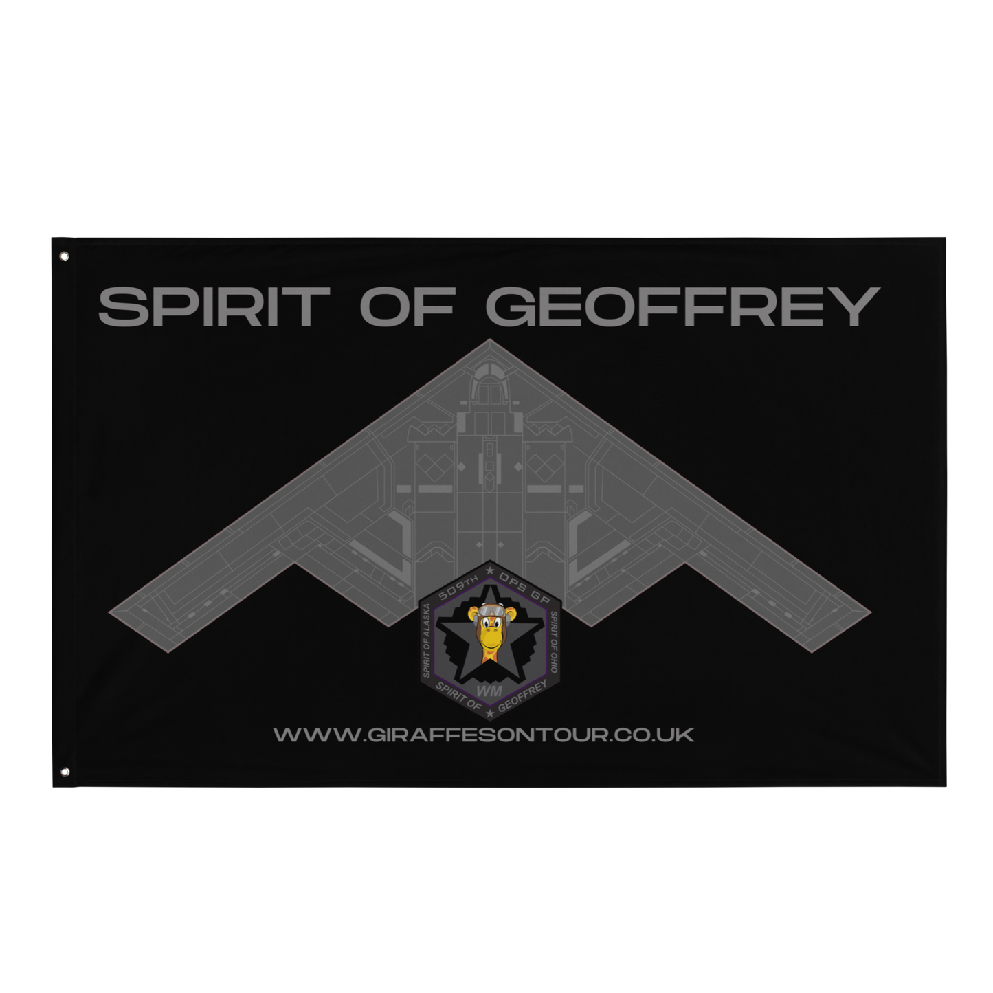 Spirit Of Geoffrey Flag Black