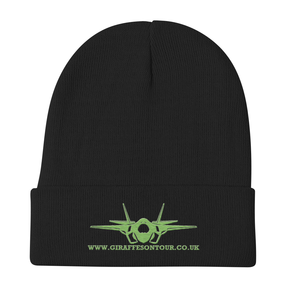 F35 Embroidered Beanie