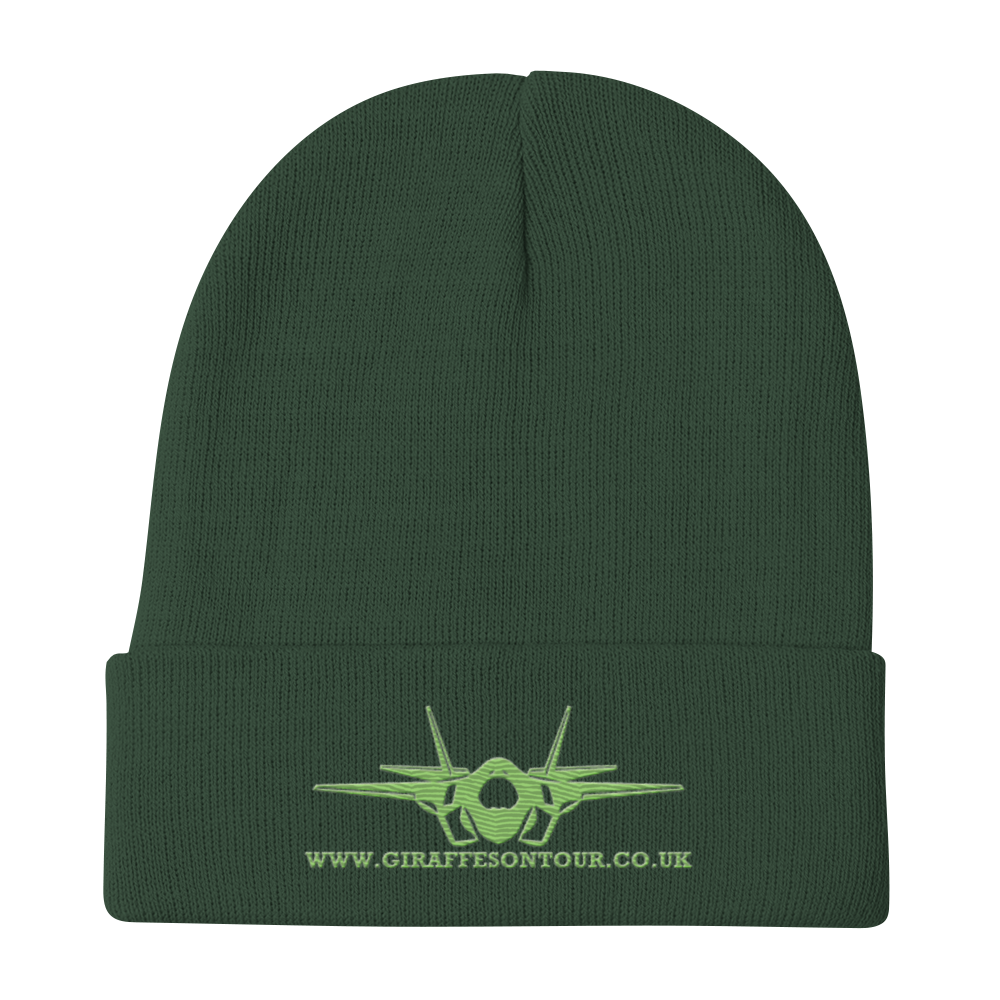 F35 Embroidered Beanie