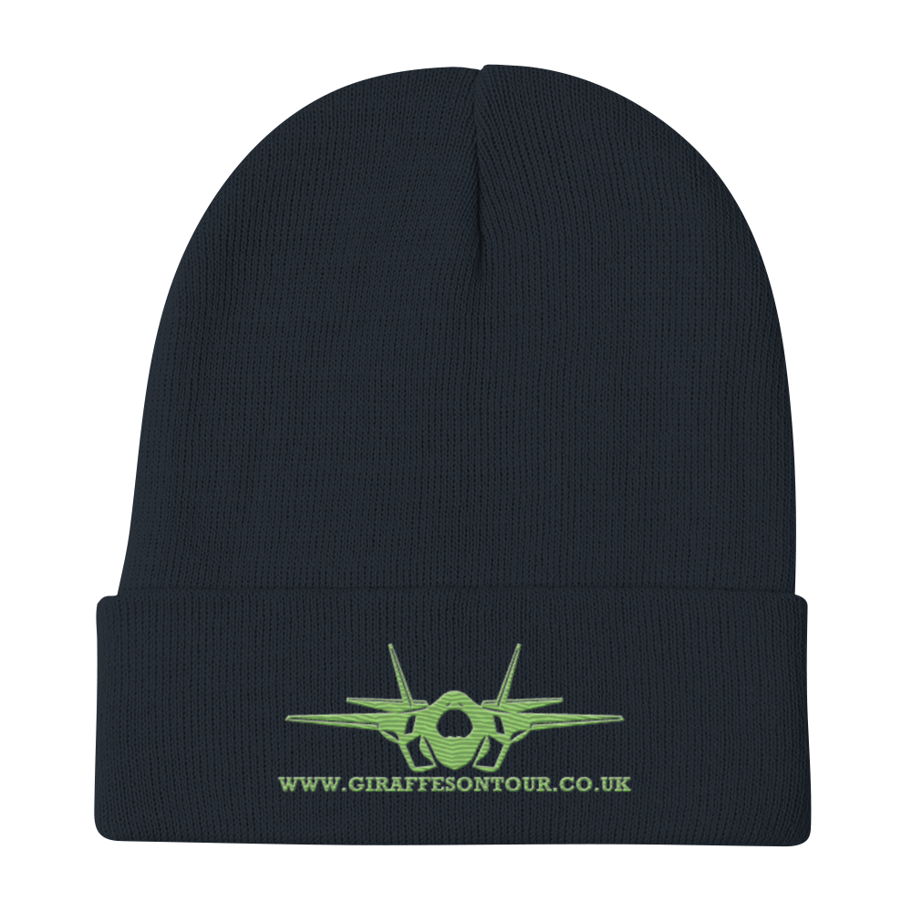 F35 Embroidered Beanie