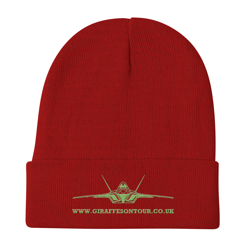 F22 Embroidered Beanie