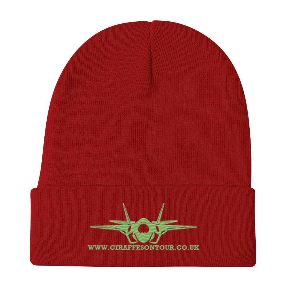 F35 Embroidered Beanie