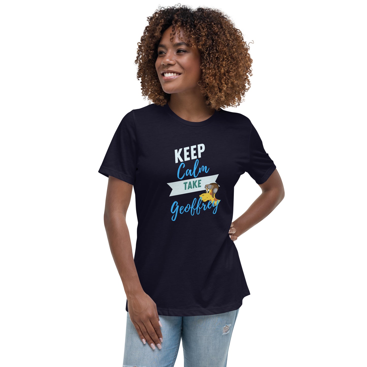 Women's Keep Calm Take Geoffrey T-shirt