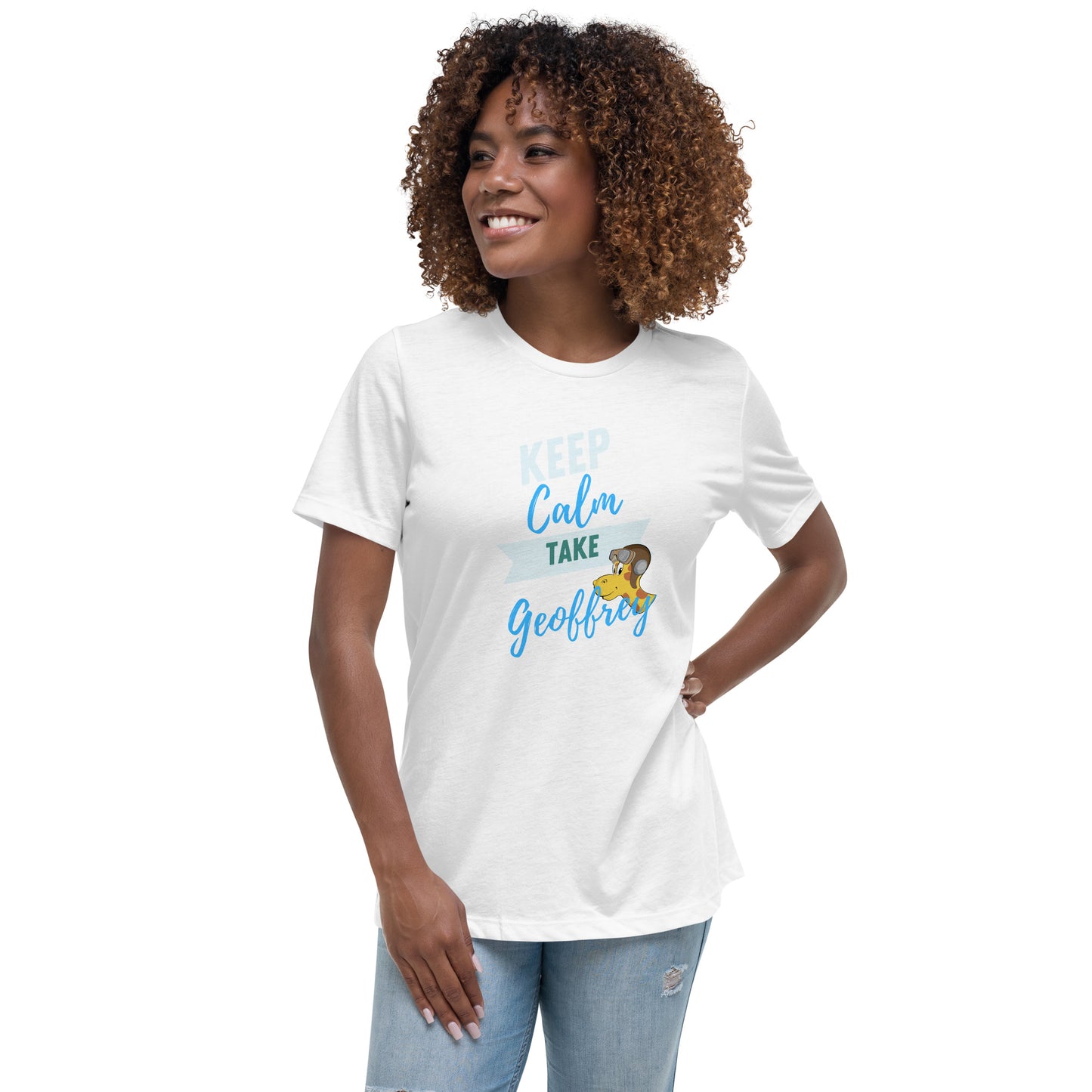 Women's Keep Calm Take Geoffrey T-shirt