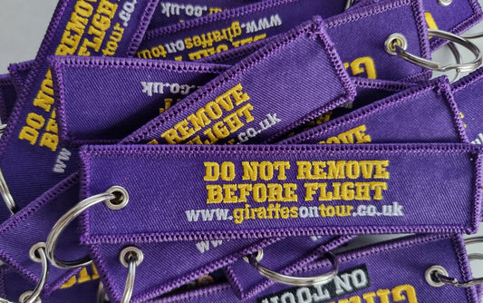 "Do Not Remove Before Flight" Keyring